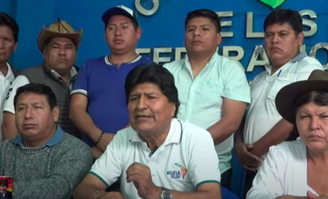 En su mensaje por el Bicentenario, Evo llama al voto...