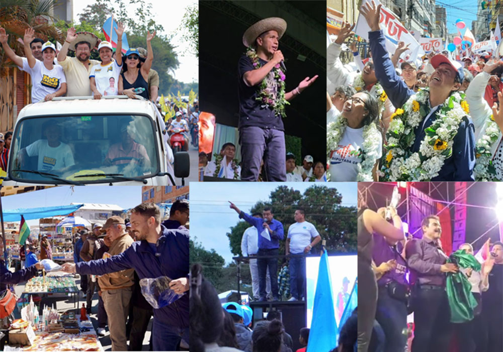 A diez días de las elecciones, partidos intensifican...