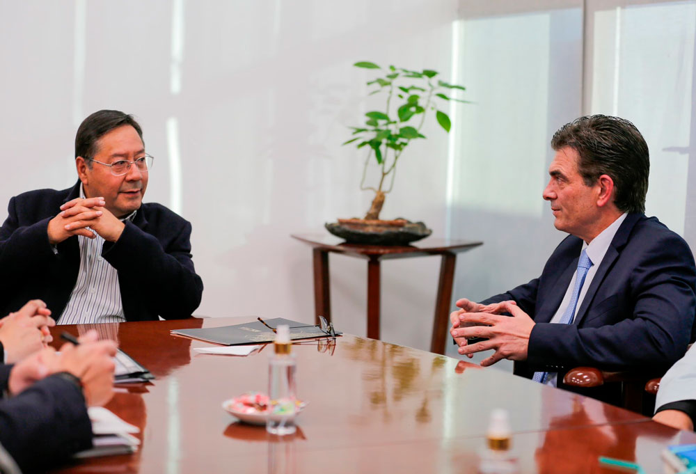 Arce desea éxito a Paz: ‘Como gobierno estamos listos...