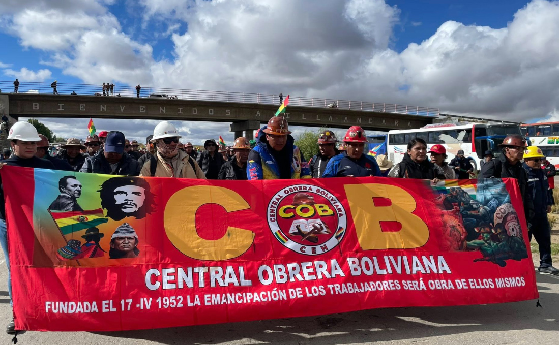 Marcha en rechazo al D.S. 5503: La COB prevé masivo...