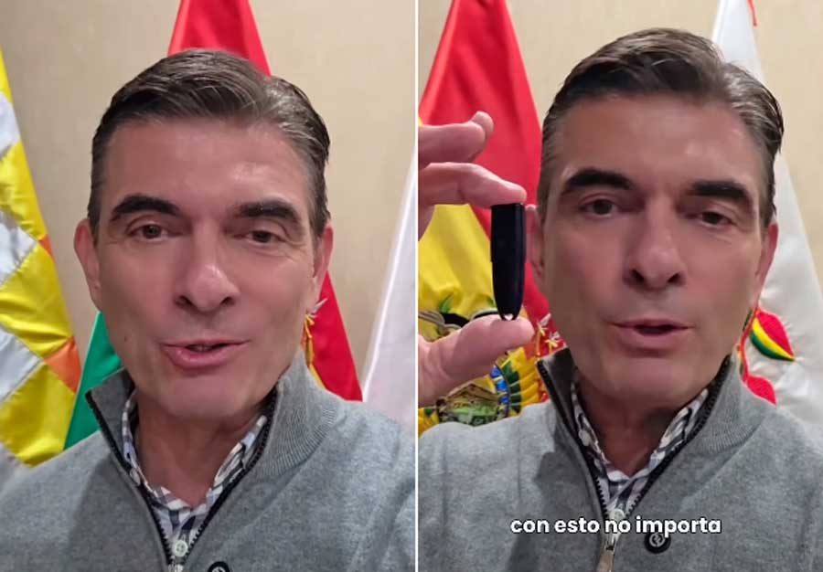 Paz anuncia que desde fuera del país podrá firmar decretos y proyectos de forma digital