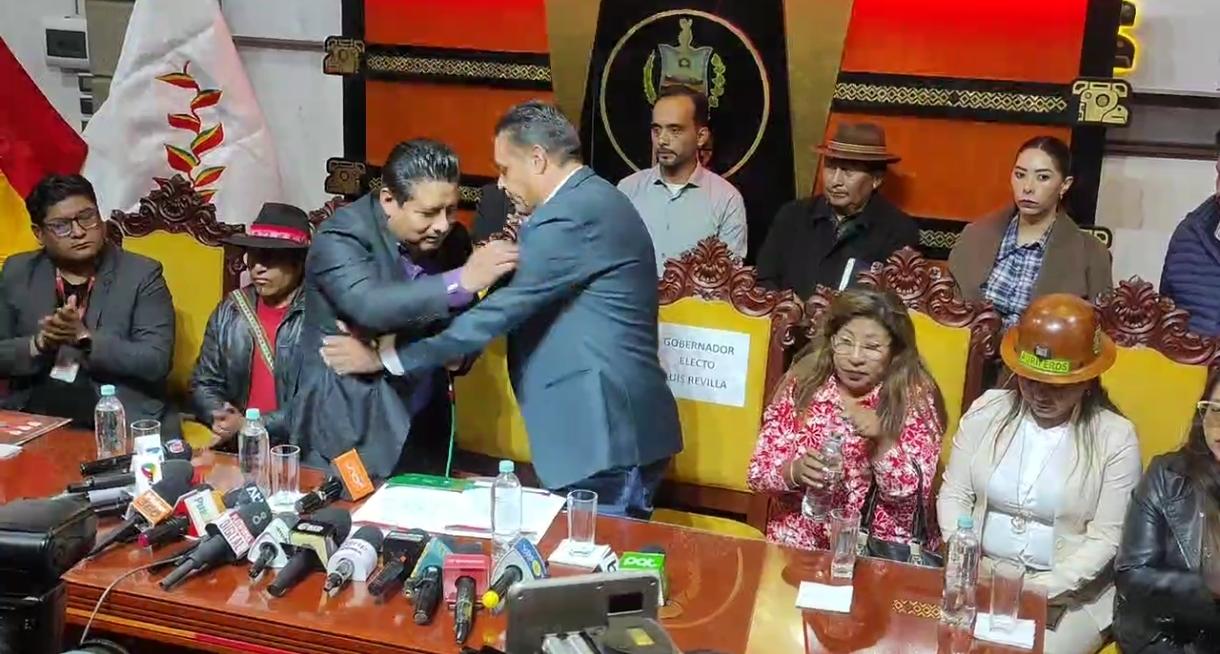 Transición: Quispe garantiza transparencia y Revilla le asegura que no habrá persecución