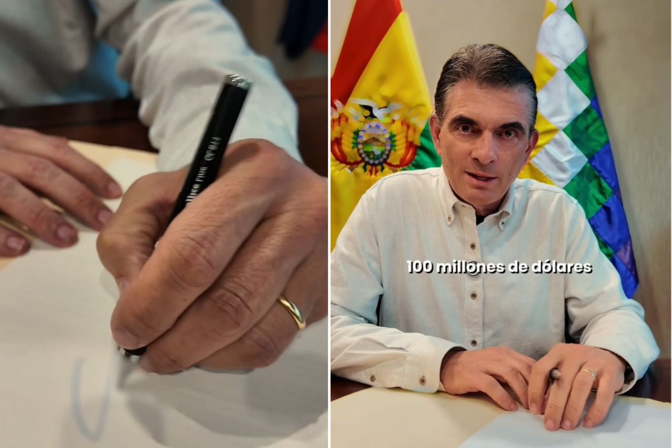 Paz anuncia que se destinarán $us 100 millones para enlosetado en El Alto y otros municipios